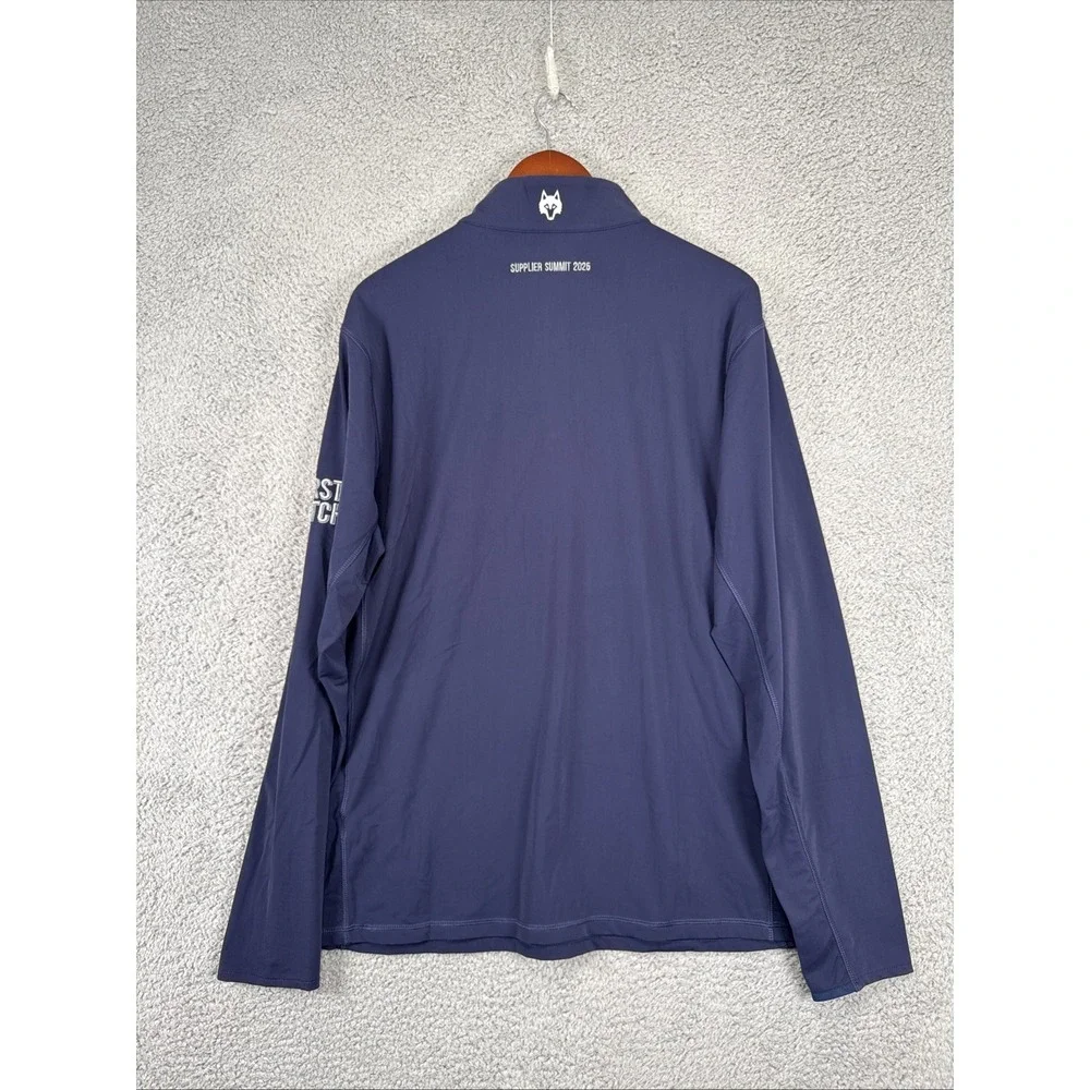 NEW Greyson Tate 1/4‎ Zip Pullover Mens XL Maltese Blue Golf Polyamide